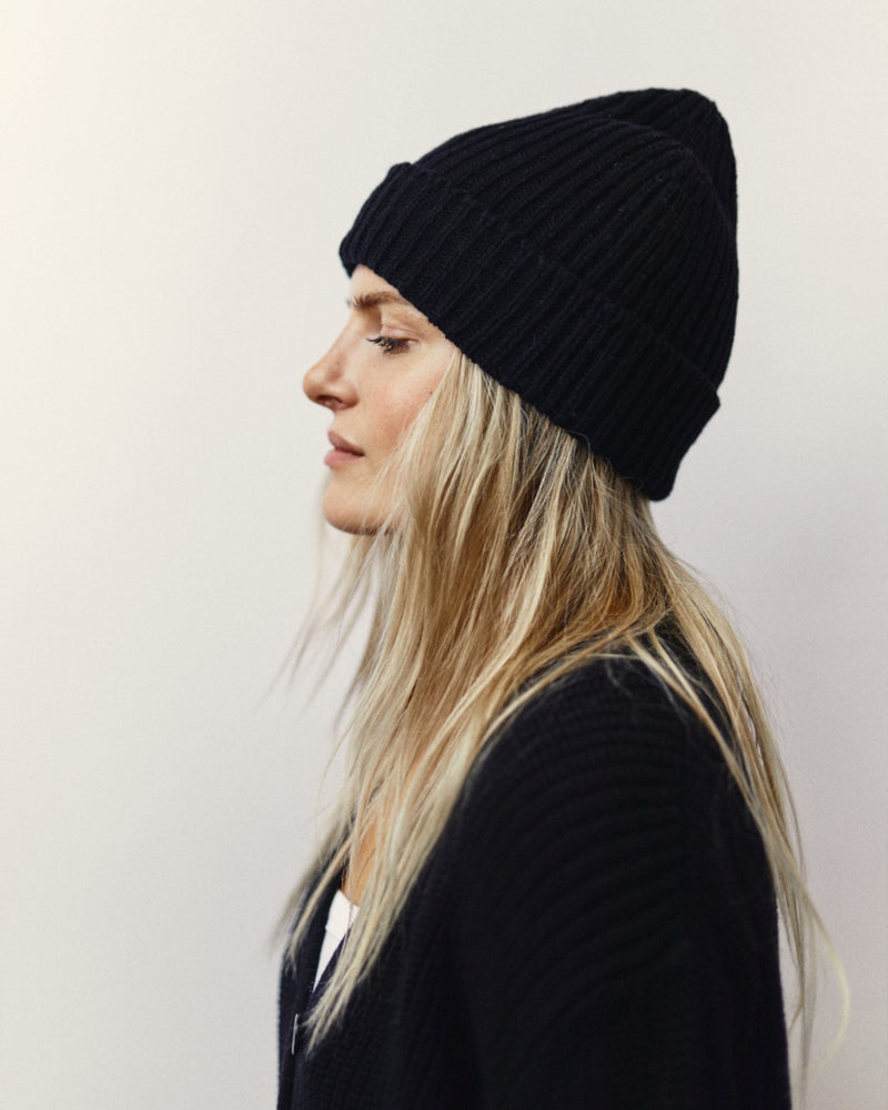 Mütze aus recyceltem Cashmere Mix – Nachhaltig & Weich — WOTE