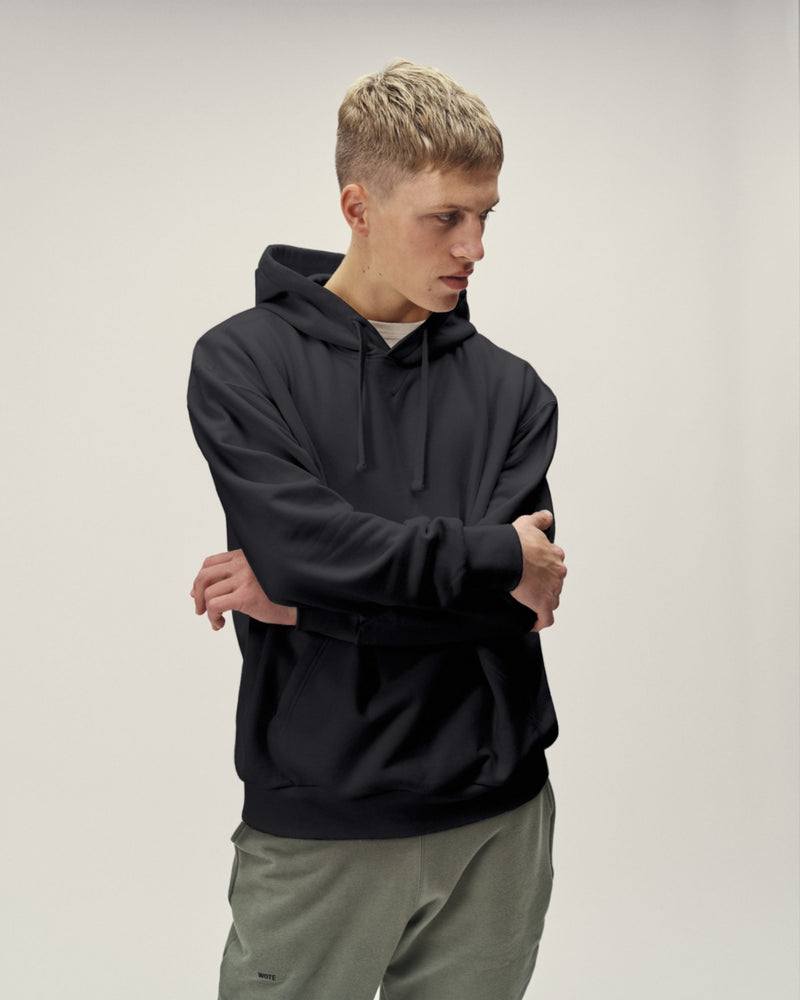 Men's Hoody Sweatshirt – 100% organic cotton, 350 gsm, fair produced in Portugal — WOTE