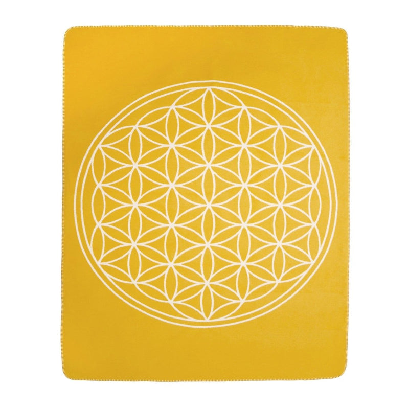 Yoga Blanket Flower of Life – 100% Cotton, regionally produced — YOVANA GmbH • yogabox.de