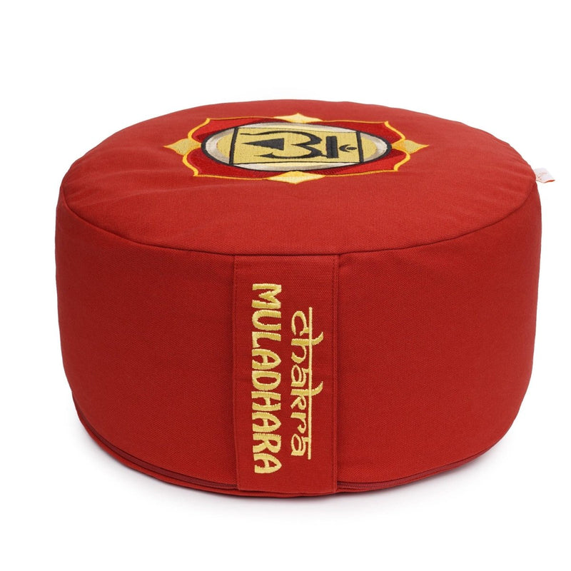 Meditationskissen Glückssitz® Chakra – Baumwolle, anpassbar — YOVANA GmbH • yogabox.de
