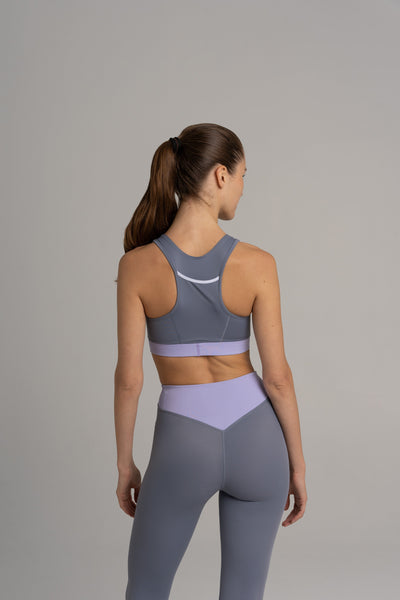Lagonisi ECONYL® Medium Support Sports Bra with Back Pocket