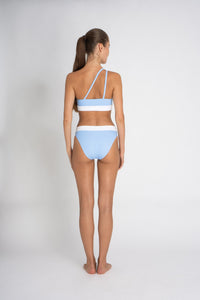 Cotton Beach Bikini Bottoms Light Blue – Recycled ECONYL® — Ansicht 6