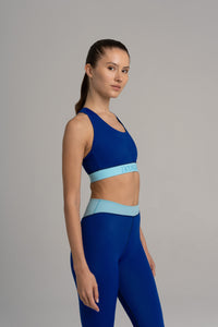Sports Bra Lagonisi Ultramarine – Medium Support, Back Pocket, Recycled Material — Ansicht 2