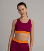 ECONYL Sports Bra Lagonisi Bordeaux – Medium Support with Back Pocket
