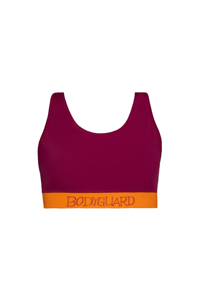ECONYL Sports Bra Lagonisi Bordeaux – Medium Support with Back Pocket — Ansicht 5