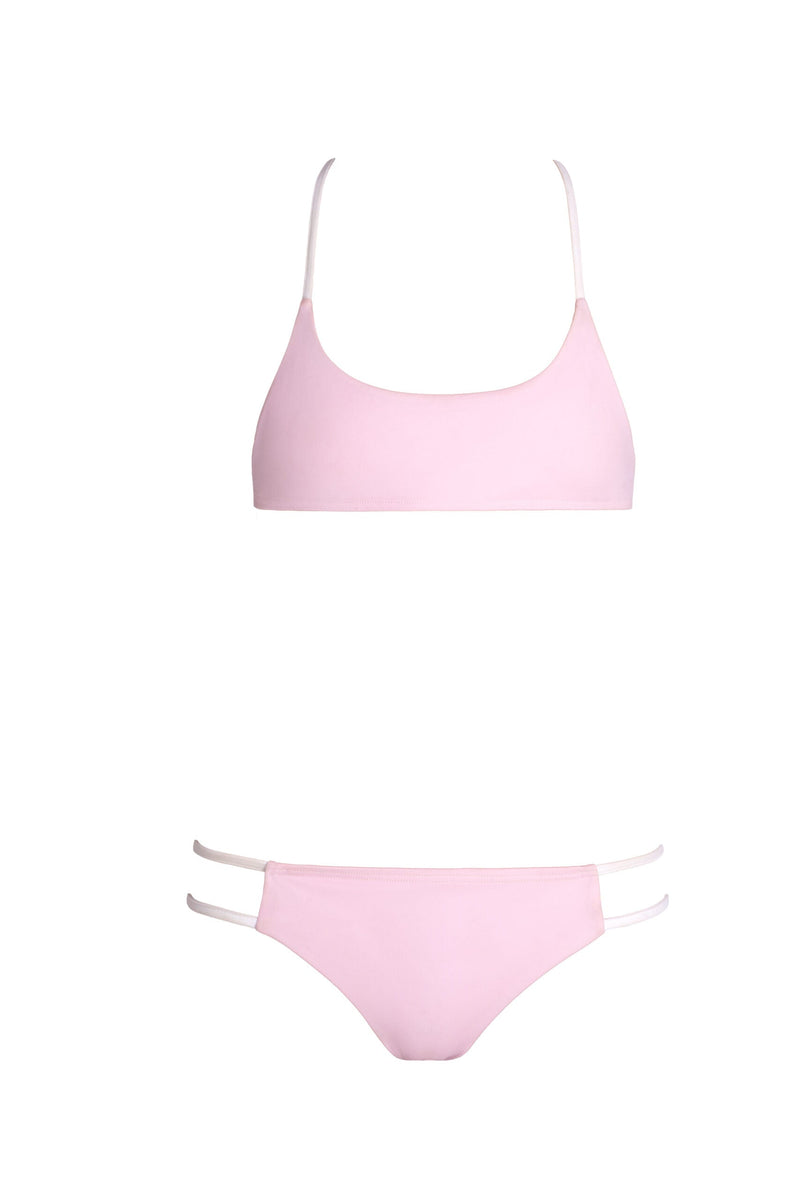 Ibiza Bikini Top Rosa ECONYL® Rückenschnürung — Ansicht 16