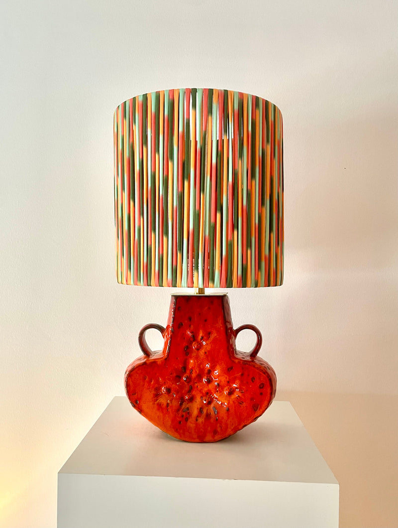 70er Jahre Pop Art Tischlampe - Upcycling West German Pottery — Ansicht 16