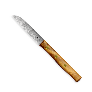 Herder Vegetable Knife | Zöppken Style | Premium Wooden Handle &amp; Laser Engraving