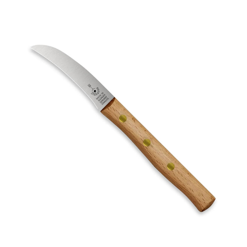 Zöppken Style Schälmesser mit Hohler Wate – Solinger Handwerk, Echtholzgriff — Ansicht 5