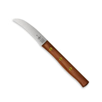 Zöppken Style Schälmesser mit Hohler Wate – Solinger Handwerk, Echtholzgriff — Ansicht 10