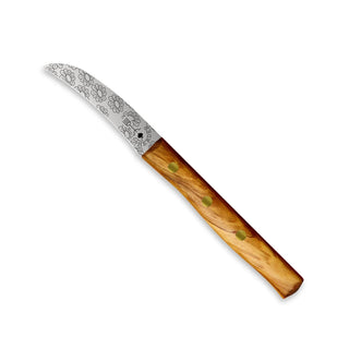 Zöppken Style | Schälmesser mit Hohler Wate | Echtholzgriff aus Solingen