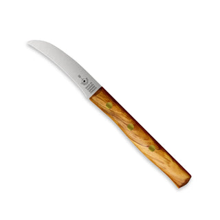 Zöppken Style | Schälmesser mit Hohler Wate | Echtholzgriff aus Solingen