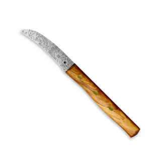 Zöppken Style | Schälmesser mit Hohler Wate | Echtholzgriff aus Solingen