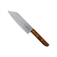 Santoku Carbon 17 cm Carbon Steel Real Wood Handle Solingen — Ansicht 1