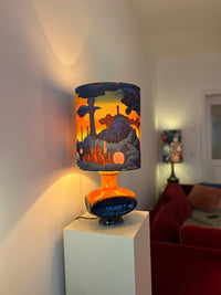 Pop Art Lampe PAN Keramik Space Age Schirm Cari Zalloni Goebel — Ansicht 11