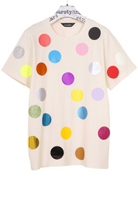 Balls T-Shirt Multicolor Dots – Unisex Allover Print — Ansicht 2