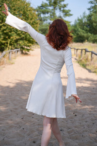 Lya Dress Creamy White – B-Stock | Organic Cotton | Feminine & Sustainable — Ansicht 10