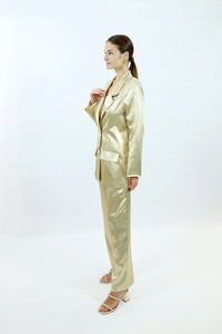 Farah Blazer – Recycled Polyester | Gold Shine | Fairly Crafted — Ansicht 2