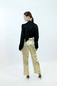 Mari Blouse – Recycled Polyester | Elegant Shine | Fairly Produced in the EU — Ansicht 3