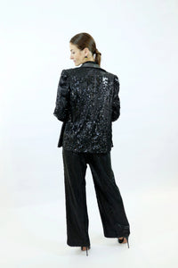 Blazer Sustainable Fabric Lala – Recycled Polyester | Silver Details | Ethically Made — Ansicht 3