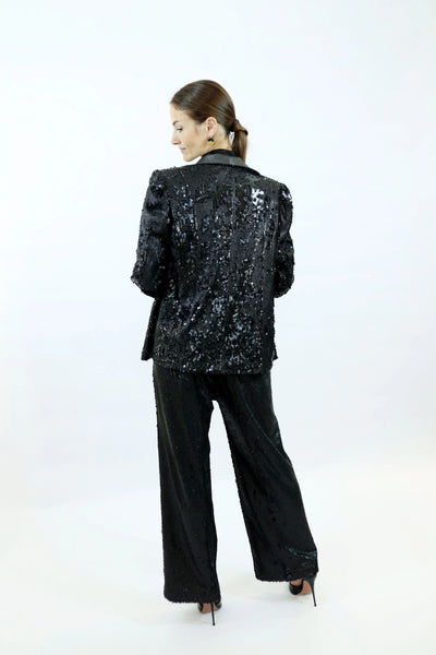 Blazer Sustainable Fabric Lala – Recyceltes Polyester | Silber-Details | Fair gefertigt