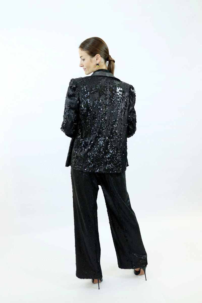 Blazer Sustainable Fabric Lala – Recycled Polyester | Silver Details | Ethically Made — Ansicht 3