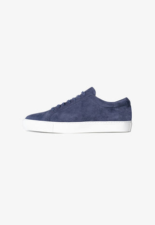 kūlson Sneaker navy Wildleder handgefertigt Portugal recycelte Sohle