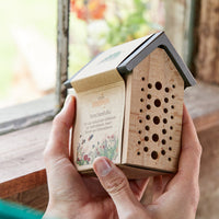 Bee Hotel "Bienenwohl" – Solid Beech Wood — Ansicht 1