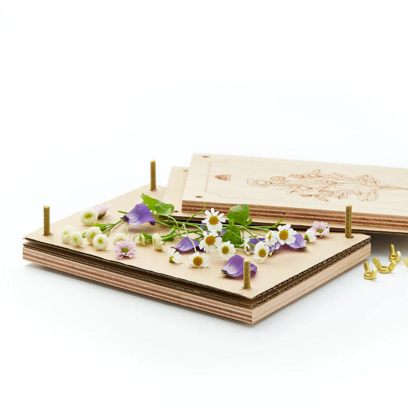 Flower Press Beechwood Handmade 190×250 mm — Ansicht 7