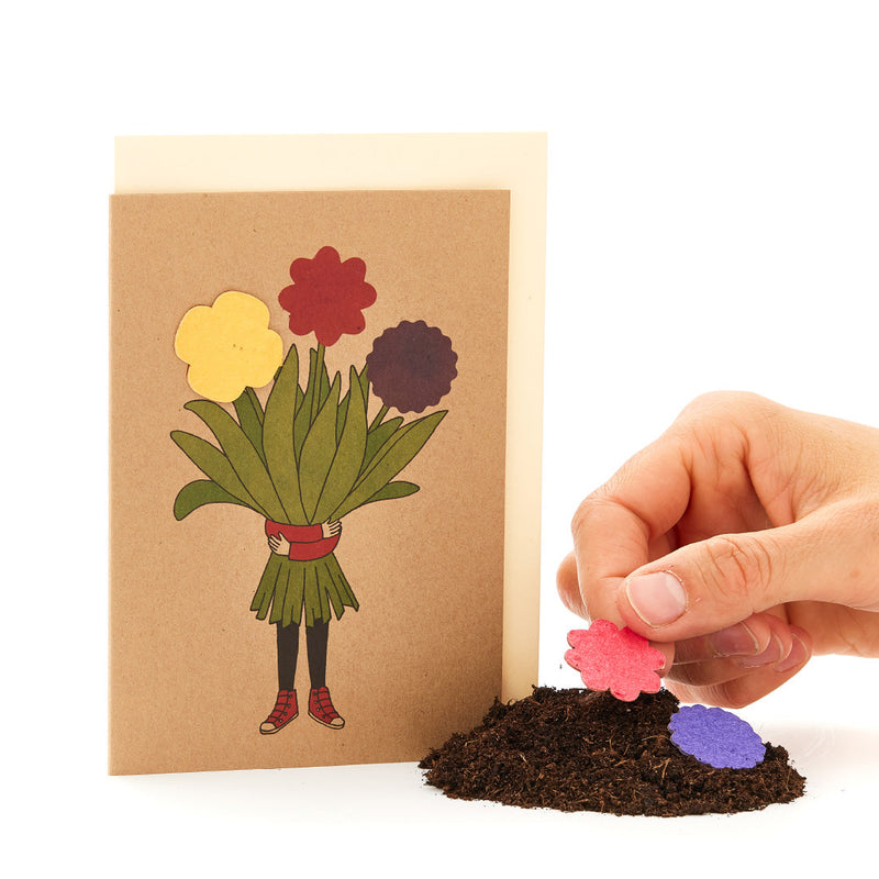 Greeting Card "Flower Girl" – Die Stadtgärtner — Ansicht 2
