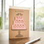 Hochzeitskarte „Torte“ – Grußkarte mit Vogelmotiv