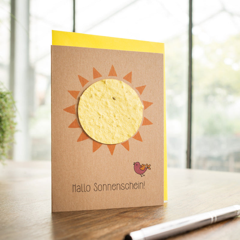Greeting Card "Hello Sunshine" — Die Stadtgärtner