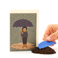Greeting card "Chin up" – Encouraging message with flower growth — Ansicht 2