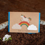 Grußkarte „Alles ist möglich“ – Einhorn & Regenbogen
