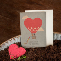 Wedding Card "Hot Air Balloon" — Ansicht 1