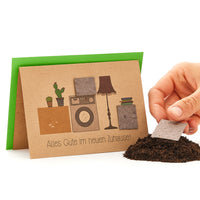 Moving Card "All the Best" – Greeting Card with Flower Seeds — Ansicht 2