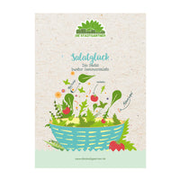 Herb Crate "Salad Happiness" – 7 Fresh Herbs & Seasoning Plants in Wooden Box — Ansicht 2
