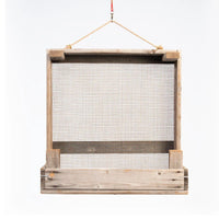 Narrow Garden Shelf from Onion Sieve - Vintage One-of-a-Kind with Gold Fittings — Ansicht 2