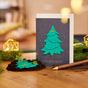 Weihnachtskarte „Tannenbaum“ – Saatpapier zum Pflanzen