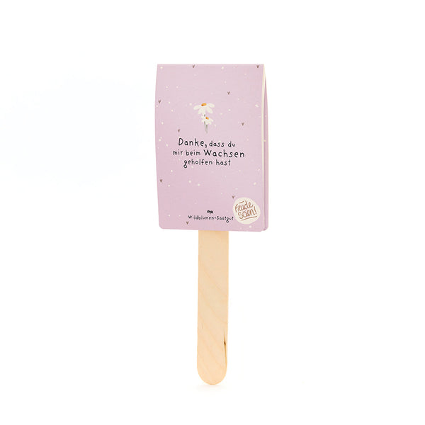 Thanks for helping me grow - Seed greeting Wildflowers