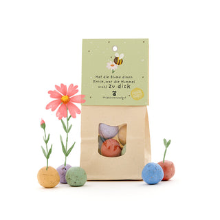 Hat die Blume einen Knick - Bunte Blumenmurmeln