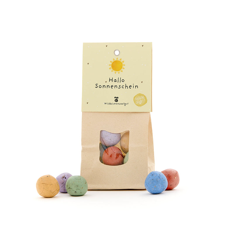 Hello Sunshine - Colourful Flower Marbles with 8 Wildflower Seed Balls — Ansicht 2