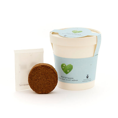 You can't mow a racing heart – cup seed kit with ryegrass
