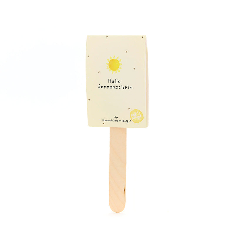 Hallo Sonnenschein - Saatgruß mit Sonnenblumen-Saatgut — Ansicht 2