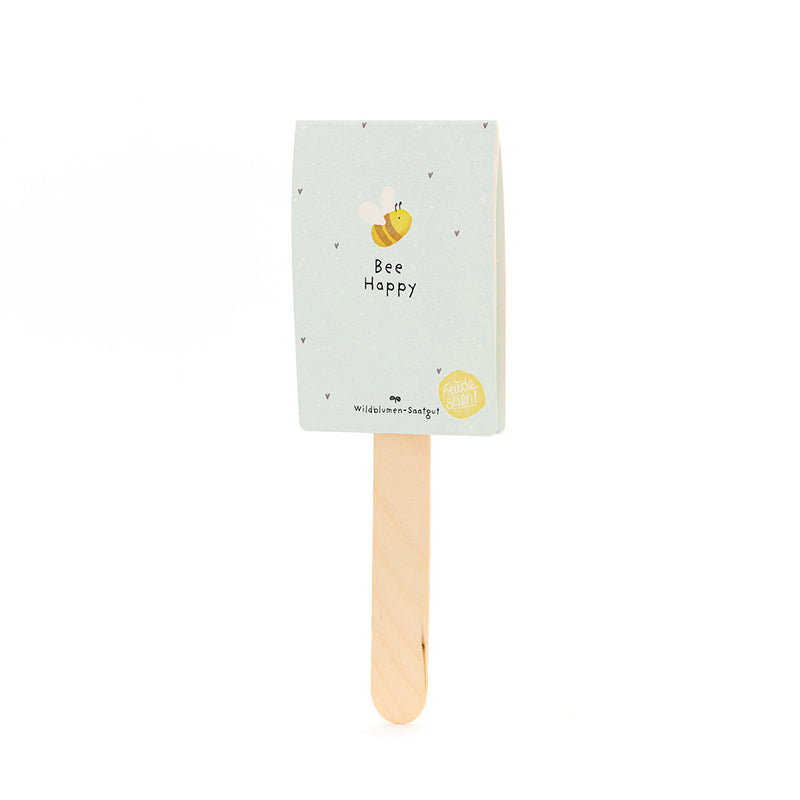 Bee Happy - Seed Gift Organic Wildflowers with Personalisation — Ansicht 2