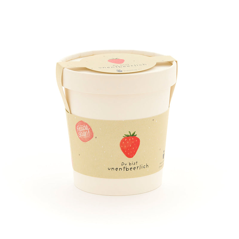Du bist unentbeerlich - Erdbeeren-Anzuchtset mit Becher — Ansicht 2