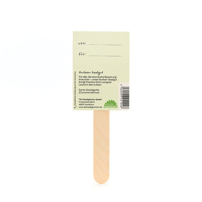 Cucumber Get Well Soon - Organic Seed Greeting by Die Stadtgärtner