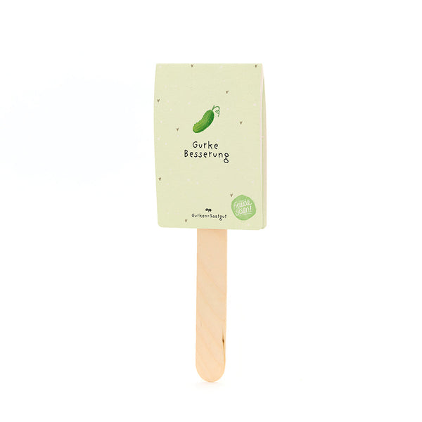 Cucumber Get Well Soon - Organic Seed Greeting by Die Stadtgärtner