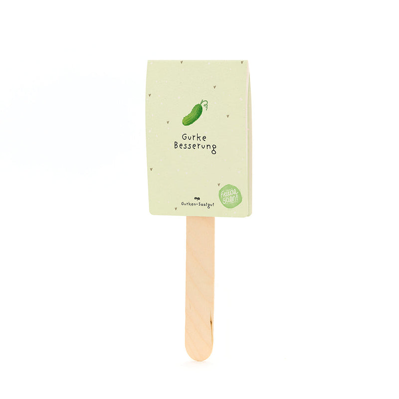 Cucumber Get Well Soon - Organic Seed Greeting by Die Stadtgärtner — Ansicht 2