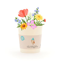 Geburtstagskind Becher – Anzuchtset mit Wildblumen — Ansicht 1